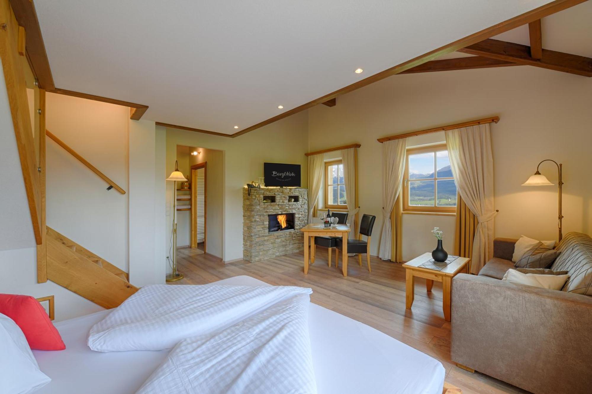 Hotel Und Alpen Apartments Mit Sauna - Buerglhoeh Bischofshofen Dış mekan fotoğraf