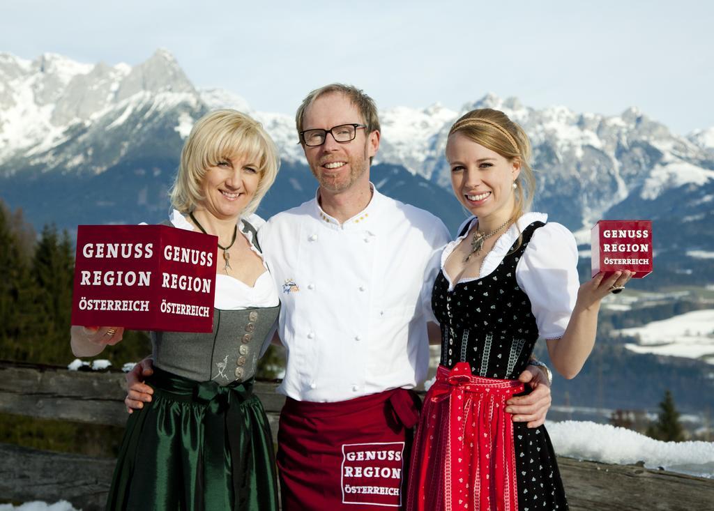 Hotel Und Alpen Apartments Mit Sauna - Buerglhoeh Bischofshofen Dış mekan fotoğraf